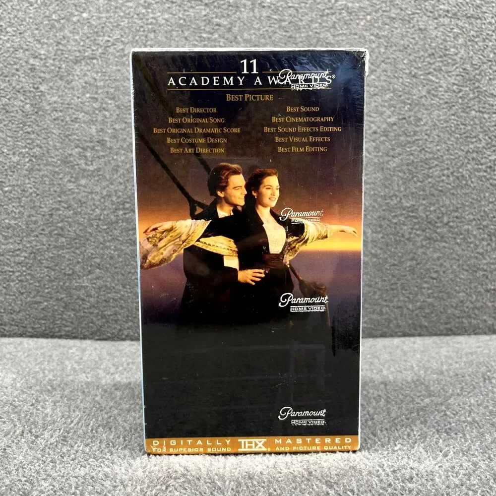 TITANIC VHS 2 TAPE BOX‎ SET Brand New Sealed w SPRINT STICKER
